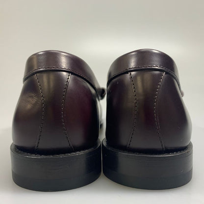 セリーヌ ローファー タッセル バーガンディ メンズ サイズ42 CELINE 約27.0cm【AFC36】