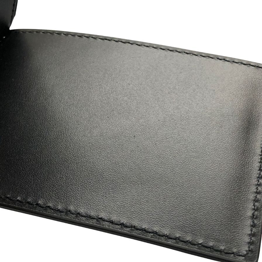 メゾンマルジェラ マネークリップ レザー 二つ折り財布 4ステッチ 小銭入れ 札 SA1UI0018 ブラック Maison Margiela【AFI11】