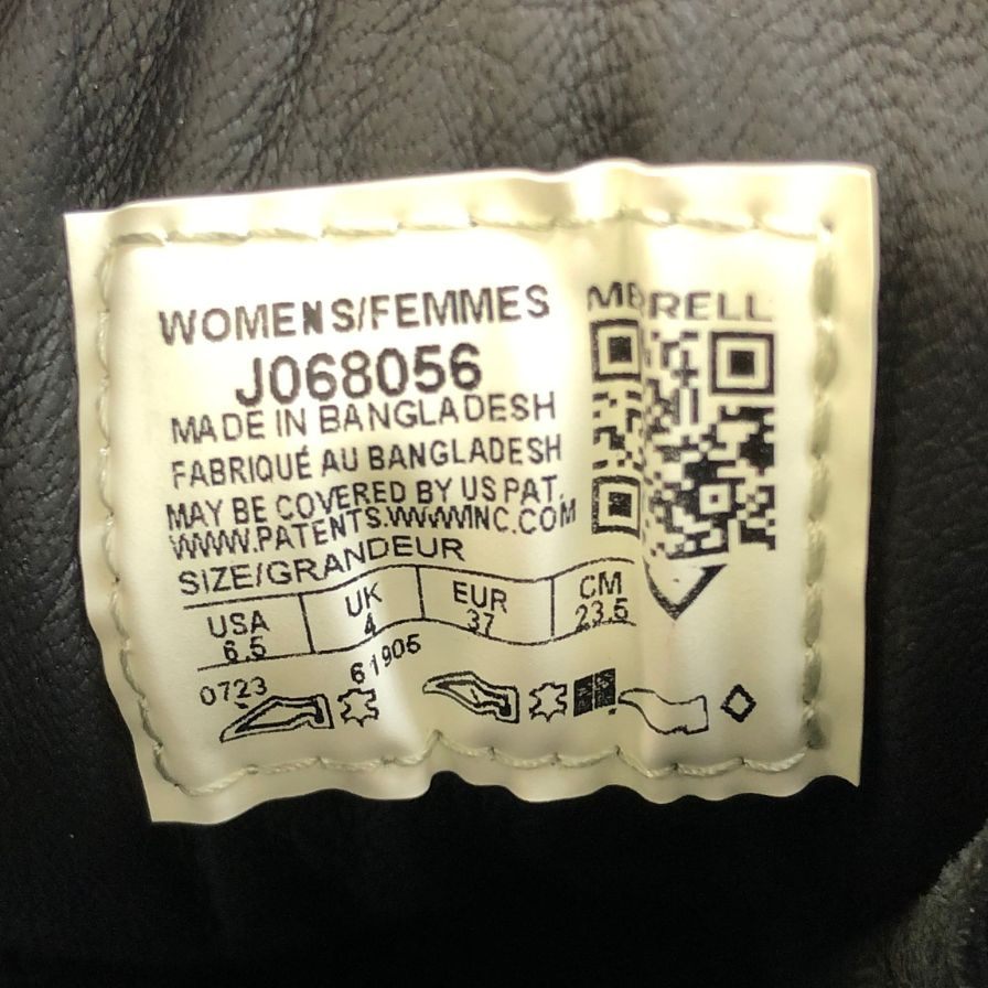 メレル ブーツ トレッキングブーツ Bristol MID レディース サイズ23.5 ブラック グリーン系 MERRELL 約23.5cm【AFD5】