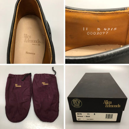 アレンエドモンズ レザーシューズ Seneca サイズ11 ブラック Allen Edmonds ビジネスシューズ 約29.0cm【LA】【中古】
