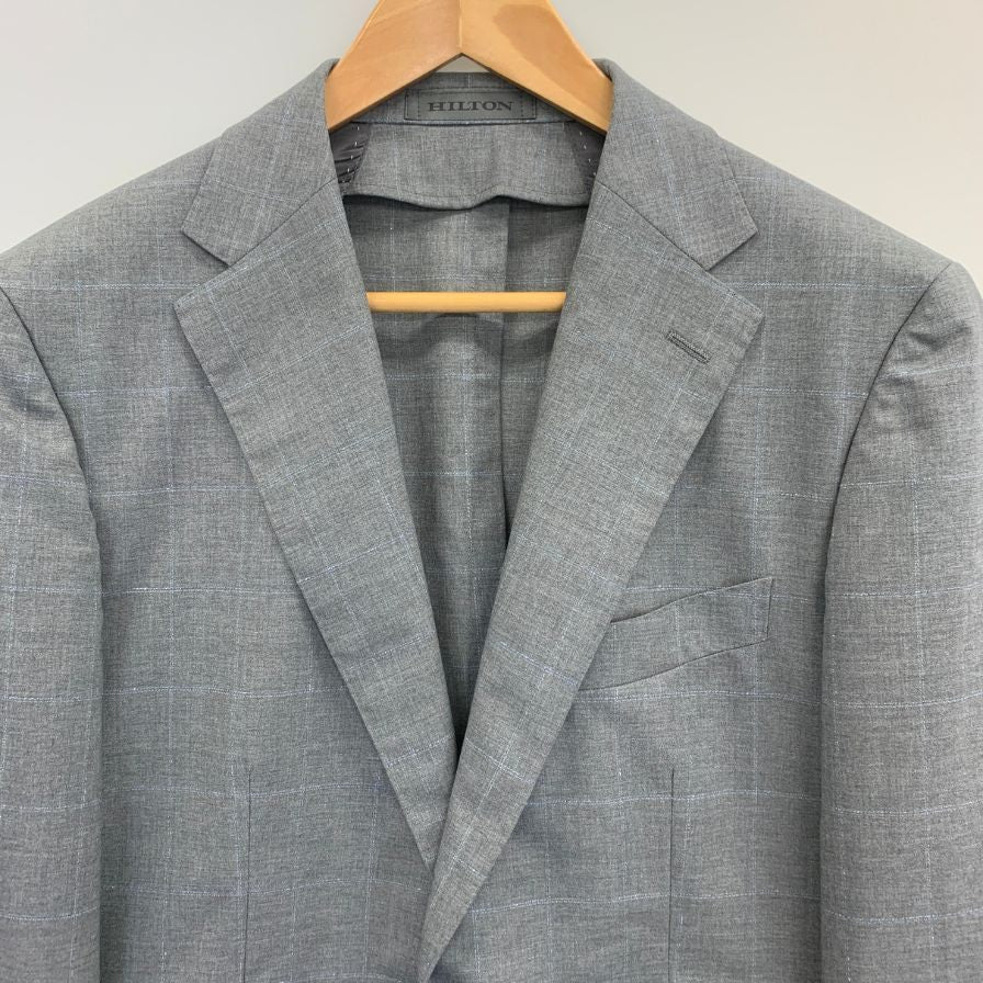 ヒルトン スーツ セットアップ 2B グレー サイズA6 メンズ HILTON【AFA22】