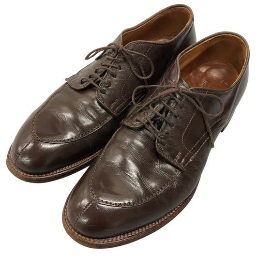 オールデン トゥモローランド別注 Vチップ 54573 カーフ ブラウン US7.5D ALDEN ビジネスシューズ 約25.5cm【LA】【中古】