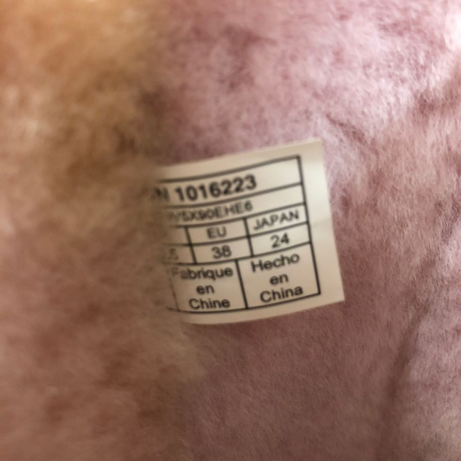 アグ クラシック ショート ムートン ブーツ 1016223 スターマーク レディース サイズ24cm ピンク UGG 約24.0cm【AFD1】