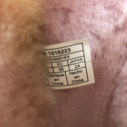 アグ クラシック ショート ムートン ブーツ 1016223 スターマーク レディース サイズ24cm ピンク UGG 約24.0cm【AFD1】