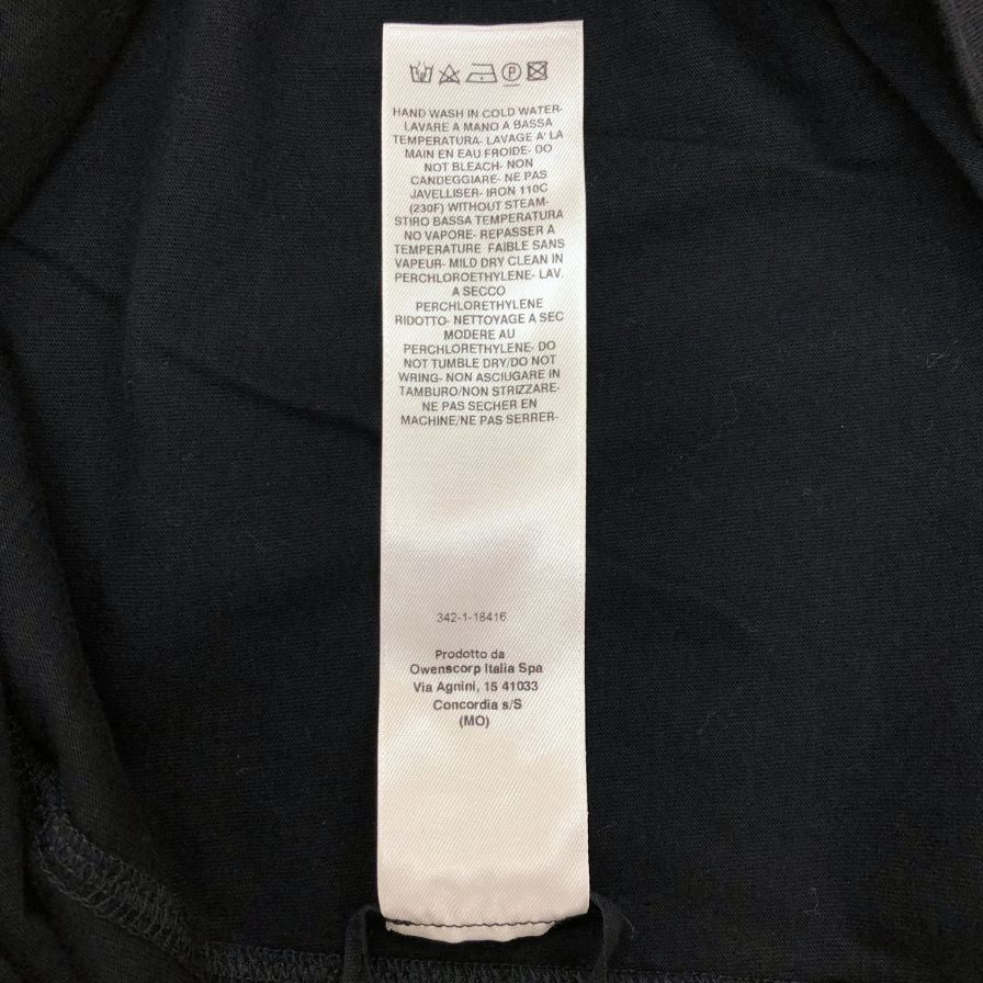 極美品◆リックオウエンス  半袖トップス Tシャツ FOGACHINE s/s 22 レデイース サイズ44 ブラック Rick Owens 【AFB45】