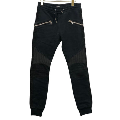 バルマン バイカー ジョガーパンツ メンズ サイズS ネイビー系 BALMAIN 【AFB27】
