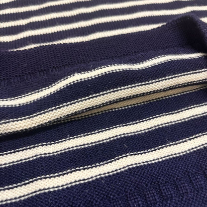 美品◆ガンジーウーレンズ ロングスリーブニット ウール イングランド製 サイズ38 GUERNSEY WOOLENS 【AFB2】