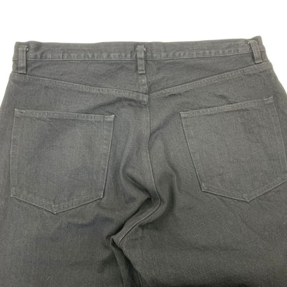 コモリ 25AW ブラックデニム テーパードパンツ ブラック メンズ サイズ2 C03-03005 COMOLI 【AFB10】