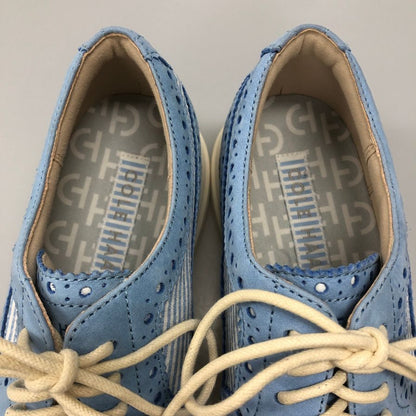 コールハーン レザーシューズ C38485 オリジナルグランドリマスタードロングウィングオックスフォード サイズ7 ブルー系 メンズ COLE HAAN 約25.5cm【AFC6】