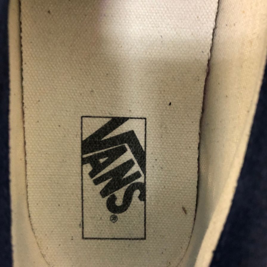 ヴァンズ スエード ローファー V96S メンズ サイズ26.5 ネイビー  Vans 約26.5cm【AFC9】