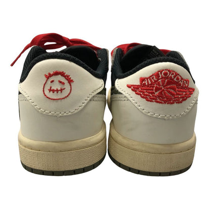 ナイキ スニーカー エアジョーダン 1 ロウ DZ5909ｰ700 トラヴィススコット キッズ サイズ19cm Nike PS Air Jordan 1 Low OG MEDIUM OLIVE Travis Scott 約19.0cm【AFD5】