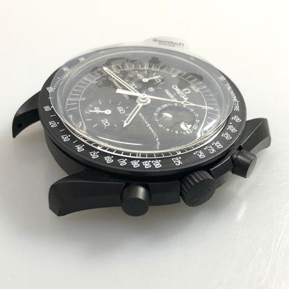 オメガ スウォッチ 腕時計 ムーンスウォッチ スヌーピー  MoonSwatch Snoopy Mission to the Moonphase ブラック OMEGA Swatch【AFI8】