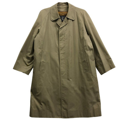 美品◆バーバリー バルカラーコート 90年代 旧タグ ライナー付き カーキ メンズ サイズ165 Burberry 【AFF22】