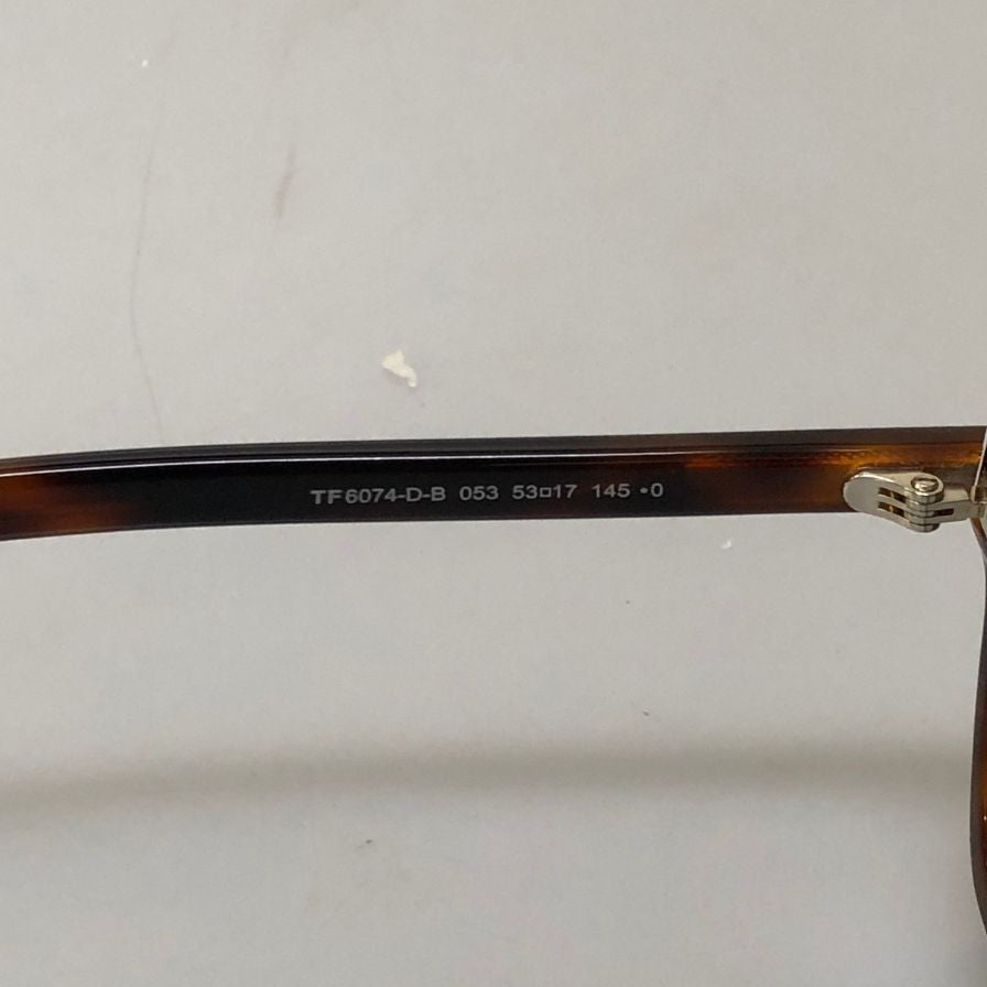 トムフォード  メガネ サングラス   TF6074-D-B 053 53□17 べっ甲 ブラウン TOM FORD【AFB52】