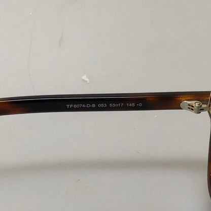 トムフォード  メガネ サングラス   TF6074-D-B 053 53□17 べっ甲 ブラウン TOM FORD【AFB52】