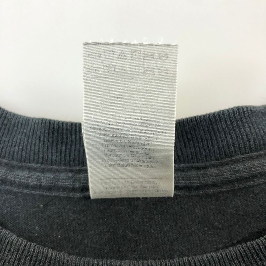 中古◆ギルダン Tシャツ 90年代 原子刺責屋 ブラック メンズ サイズL GILDAN 【AFB39】