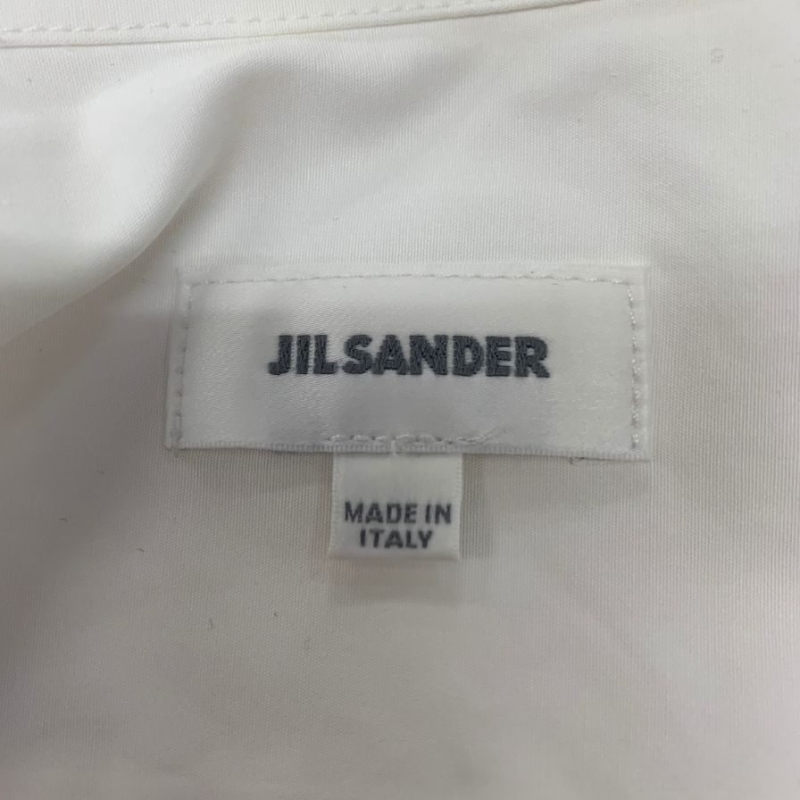 美品◆ジルサンダー 長袖シャツ ホワイト メンズ サイズ37 JIL SANDER 【AFB34】