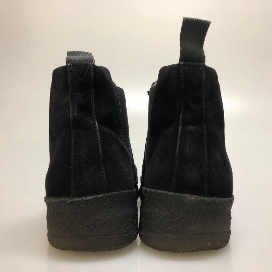 サンダース ブーツ スエード サイドゴアブーツ メンズ ブラック サイズ6.5 SANDERS 約25.5cm【AFD14】