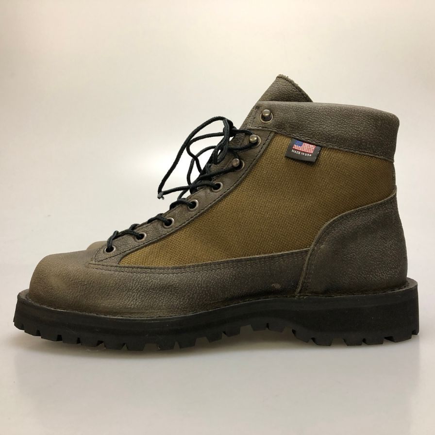 ダナー レースアップブーツ 30th 周年記念 ダナーライト ブラウン カーキ US8.5 Danner 約26.5cm【AFD15-2】