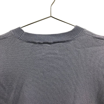美品◆ヨネトミ リジッドカシミア クルーネック セーター カシミア100% 日本製 メンズ サイズ4 パープル Yonetomi 【AFB8】