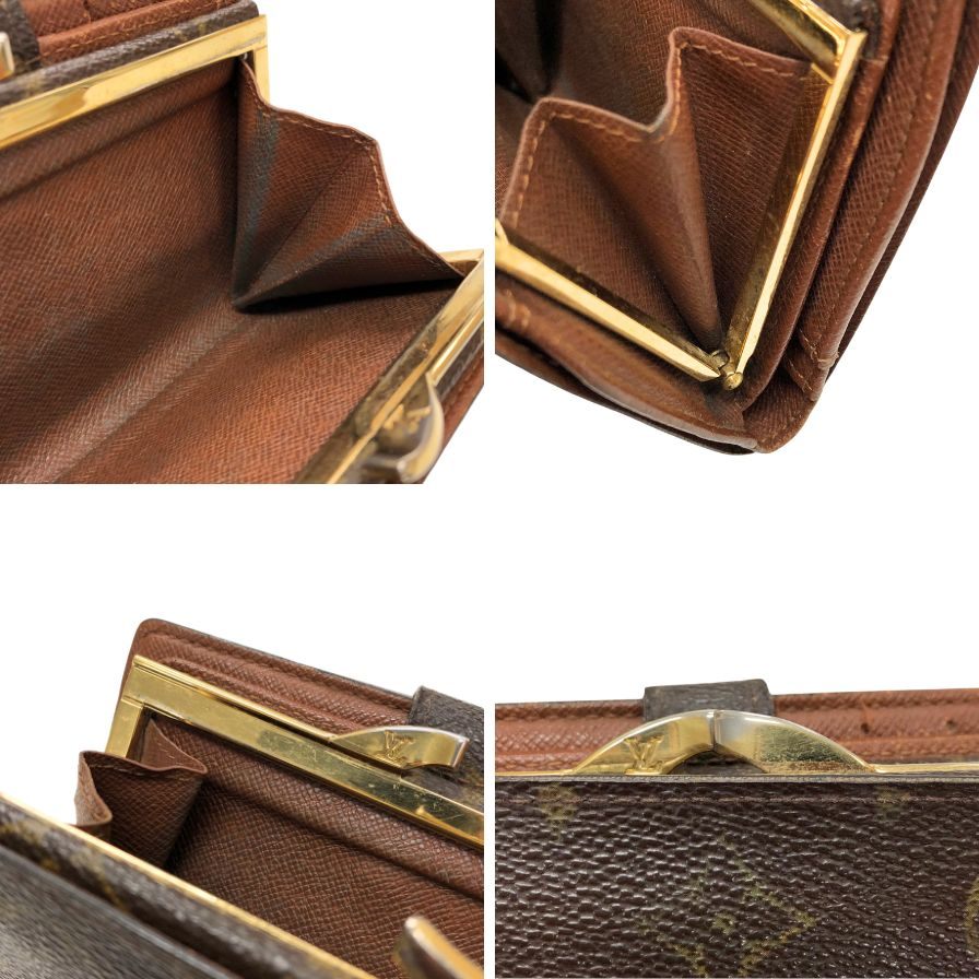ルイ ヴィトン 財布 二つ折り がま口 ポルトフォイユヴィエノワ M61674 モノグラム レディース LOUIS VUITTON【AFI18】