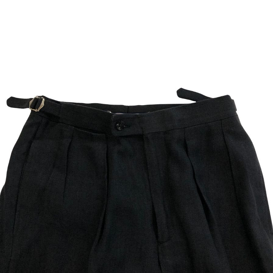 ベルナールザンス ×ビームス リネンスラックス パンツ メンズサイズ US 26ブルー系 BERNARD ZINS × BEAMS 【AFB11】