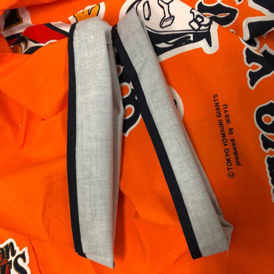 読売ジャイアンツ 2000年 優勝記念 応援 法被 ハッピ オレンジ【AFB34】【中古】