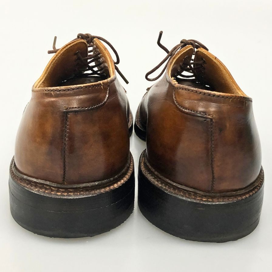 オールデン ユナイテッドアロウズ レザーシューズ  5682 パンチドキャップトゥ カーフ メンズ ブラウン サイズ6ハーフ ALDEN ビジネスシューズ 約24.5cm【LA】【中古】