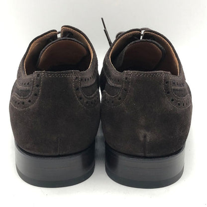 アンドレスセンドラ スエード フルブローグ ダークブラウン サイズ6ハーフ メンズ Andres Sendra 約25.0cm【AFD15】