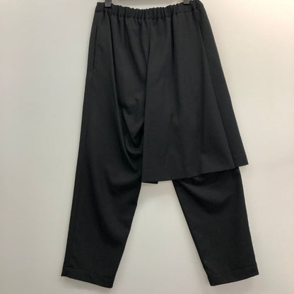 コムデギャルソン レディース レイヤード パンツ RG-P018 日本製 AD2020 サイズS ブラック COMME des GARONS 【AFB40】