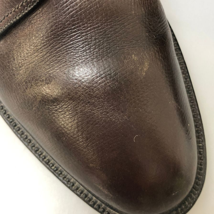 フローシャイム レザーシューズ 639629 プレーントゥ グレインレザー ダービー ブラウン メンズ サイズ8.5D FLORSHEIM 約26.5cm【AFC44-2】