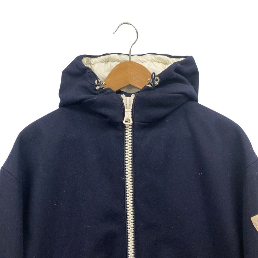 中古◆モンクレール×a ami 15AW ダウンジャケット ジェレミー ネイビー レディース サイズ1 MONCLER JEREMIE 【AFA14】