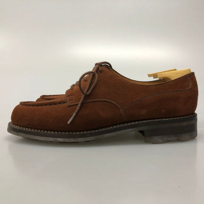 ジェイエムウエストン レザーシューズ ゴルフ 641 Uチップ スエード タン ブラウン サイズUK5 J.M. WESTON ビジネスシューズ 約23.5cm【LA】【中古】