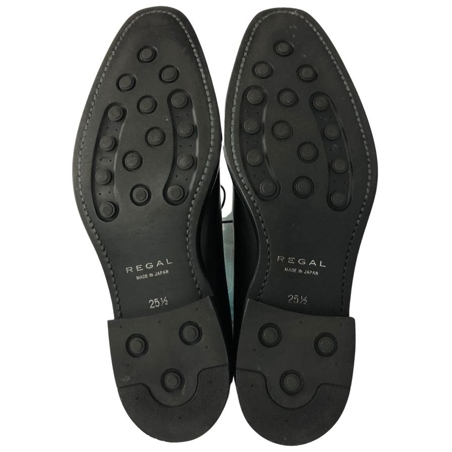 REGAL 黒 革靴　25.5センチ REGAL 黒 革靴 ドレスシューズ 25.5cm