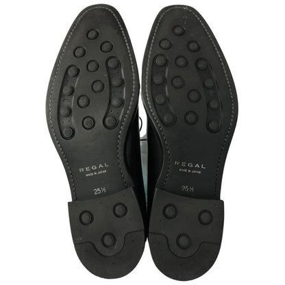 リーガル レザーシューズ ホールカット W70B CE ブラック メンズ サイズ25.5 REGAL 約25.5cm【AFD9-2】