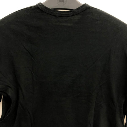 中古◆コムデギャルソン レディース 七分袖 カットソー GS-T019 AD2016 日本製 サイズXS ブラック COMME des GARCONS 【AFB38】
