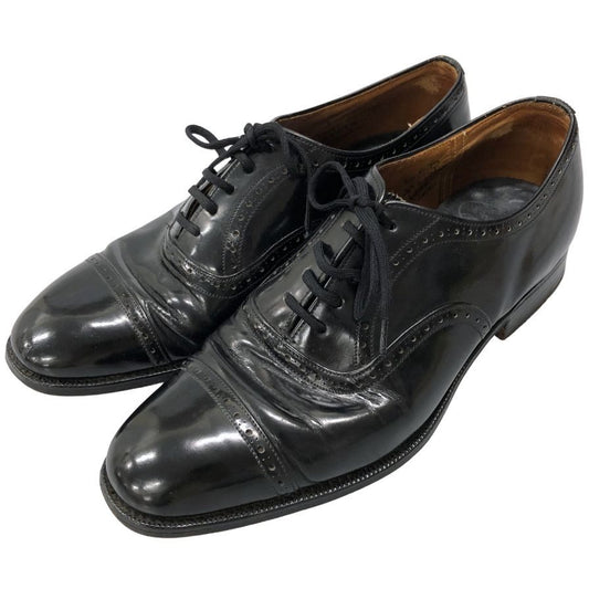 チャーチ レザーシューズ legate ローカット パンチドキャップトゥ ブラック メンズ サイズ6ハーフ Church's 約25.5cm【AFC1】
