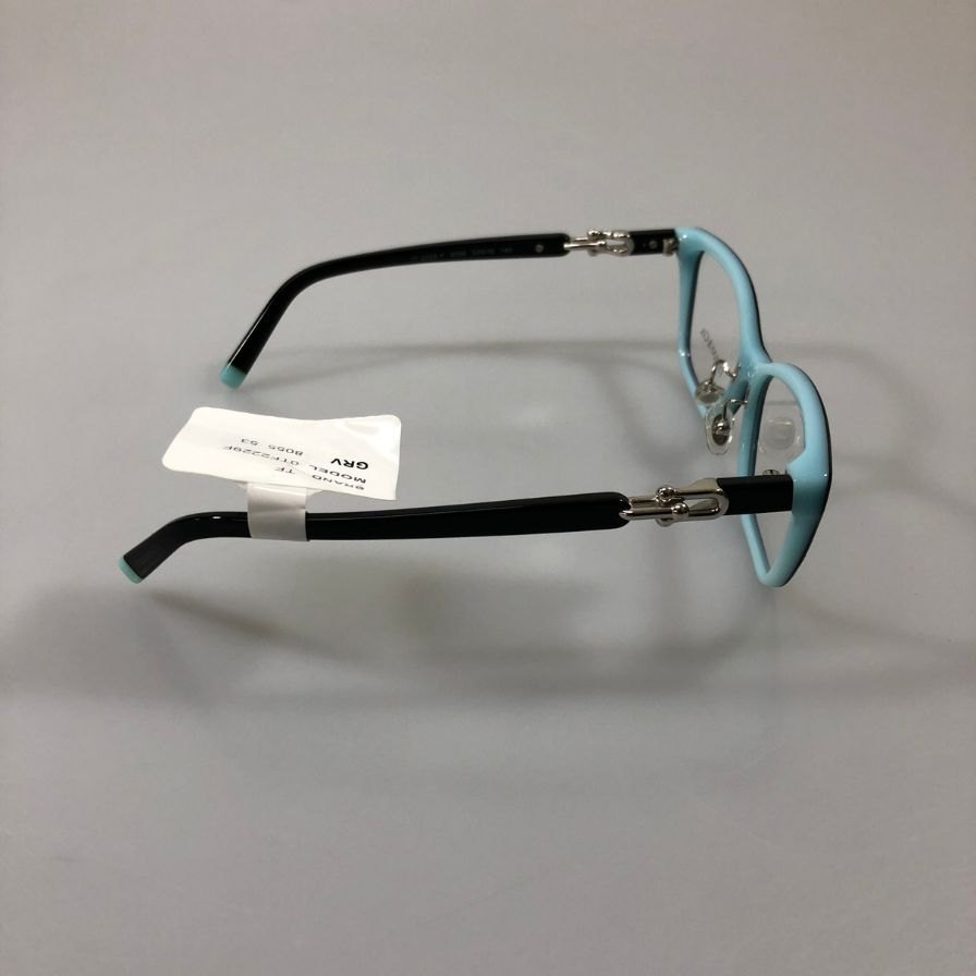 ティファニー メガネ フレーム ウェリントン ハードウェア ブルー×ブラック TF 2229-F 8055 53□15 140 Tiffany＆Co.【AFI2】