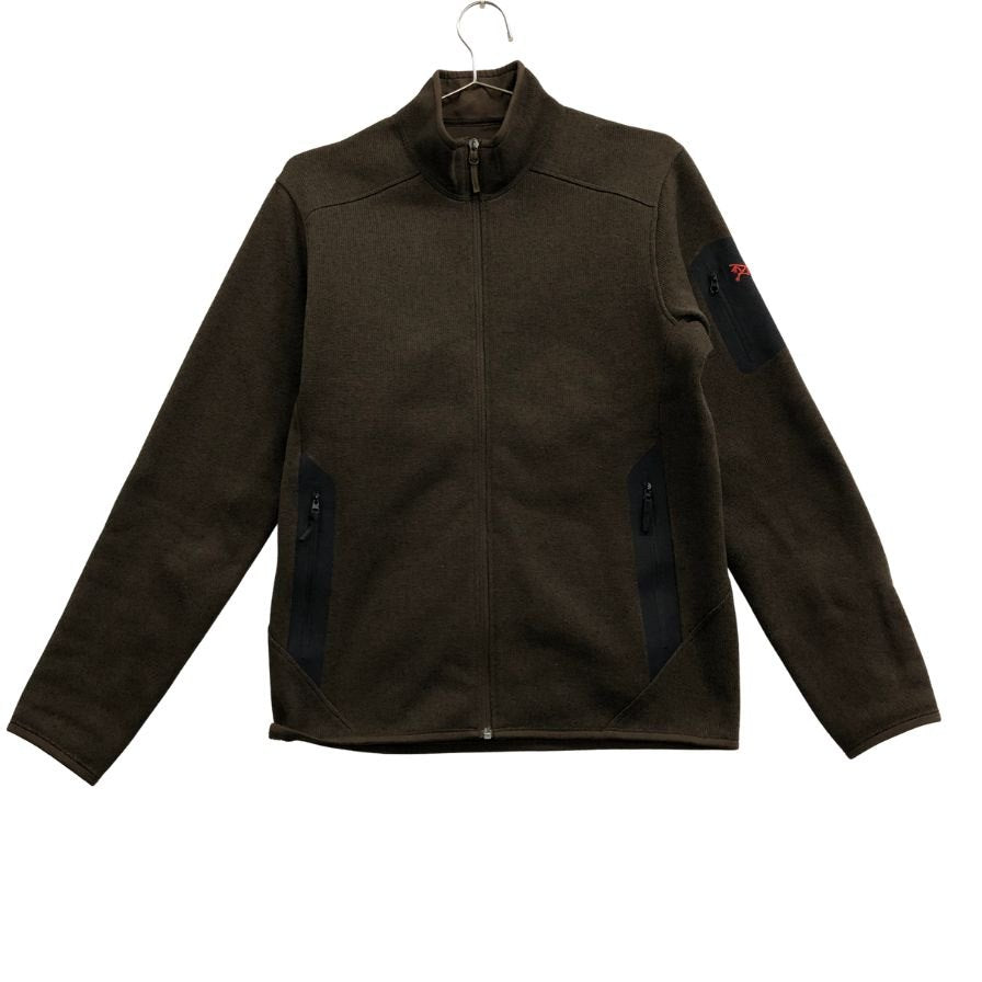 極美品◆アークテリクス ジップアップ コバートカーディガン ブラウン サイズS ARC'TERYX 【AFB41】