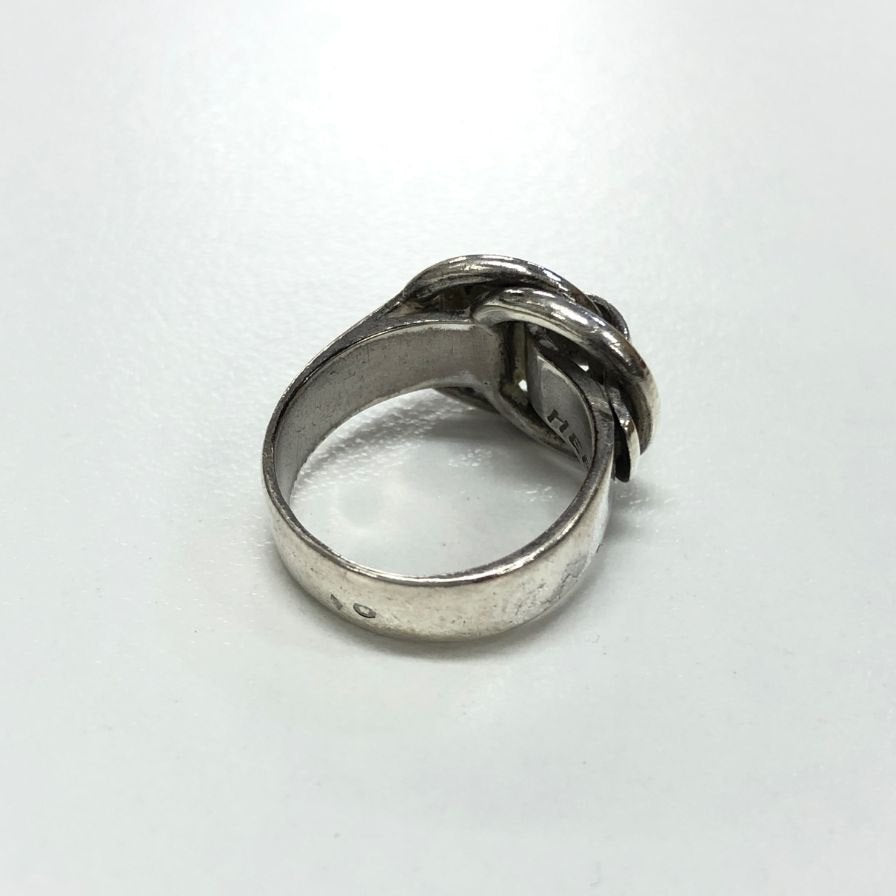 エルメス リング ドゥザノー SV925 シルバー レディース サイズ10号 HERMES【AFI6】
