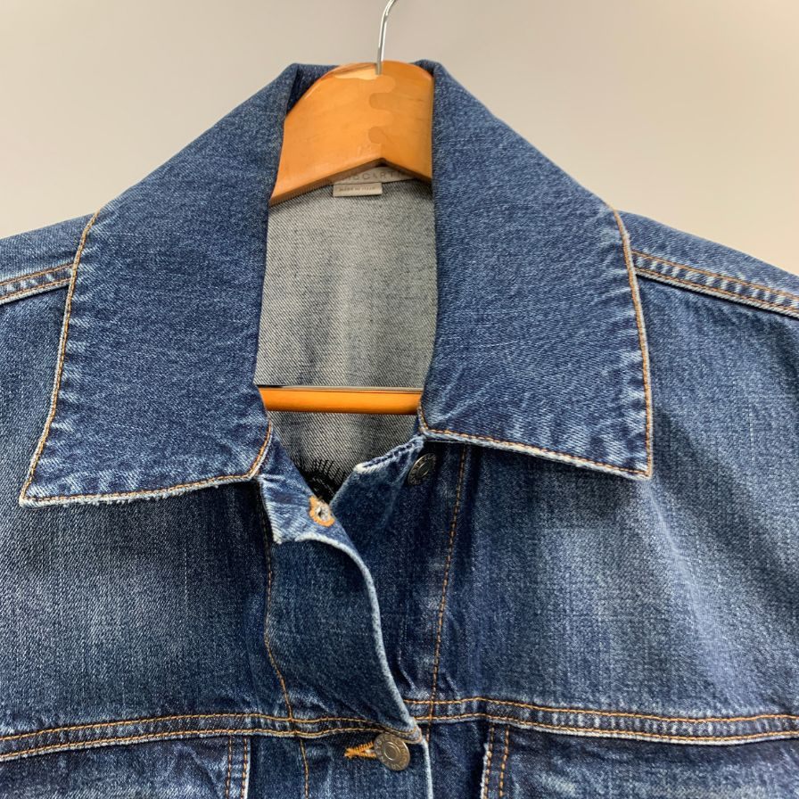 美品◆ステラマッカートニー デニムジャケット レース レディース サイズ42 STELLA McCARTNEY 【AFA6】