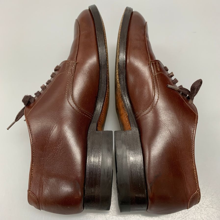 オールデン ビームス レザーシューズ 別注 Vチップ 54302 ブラウン メンズ サイズ6 ALDEN BEAMS ビジネスシューズ 約24.0cm【LA】【中古】