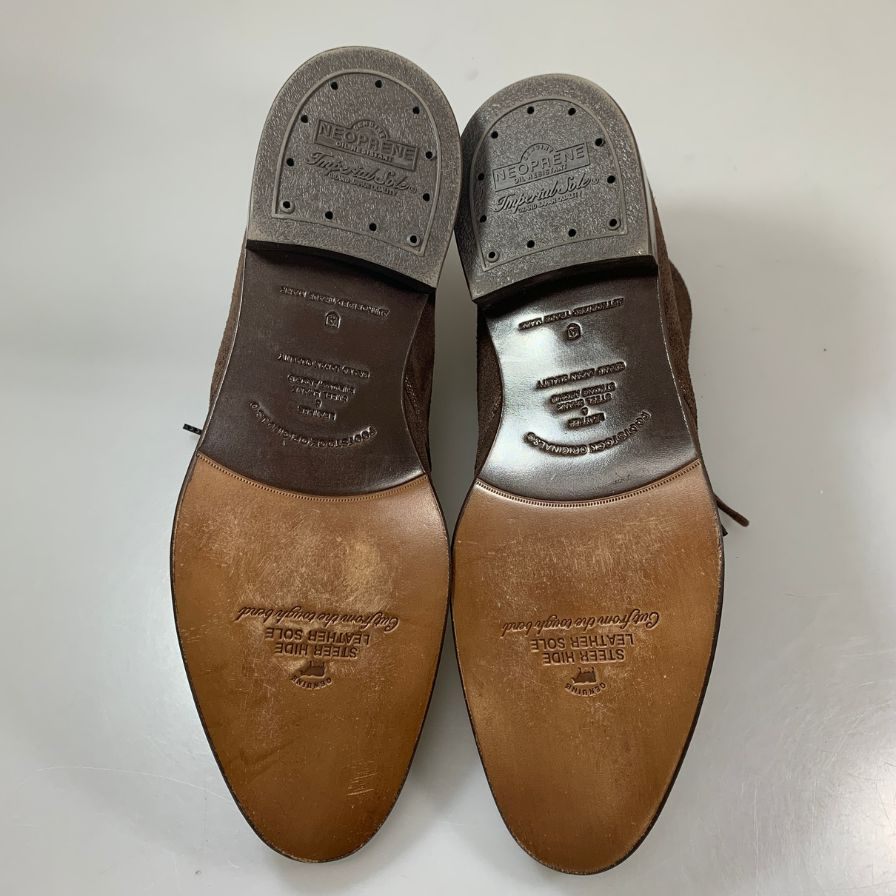 フットストック オリジナルズ ショートブーツ スエード サイズ8 メンズ ブラウン系 FOOTSTOCK ORIGINALS 約26.0cm【AFC2】