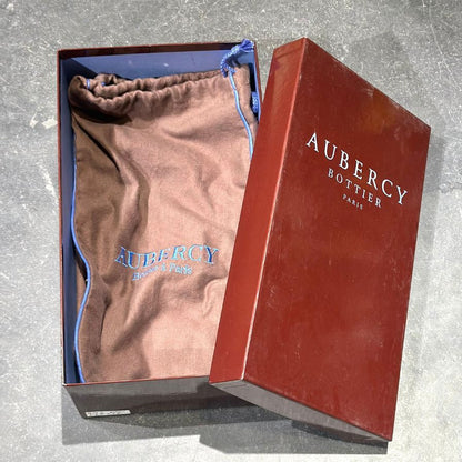 オーベルシー レザーシューズ 772 アデレード カーフ ブラック メンズ サイズUK5.5 AUBERCY ビジネスシューズ 約24.0cm【LA】【中古】