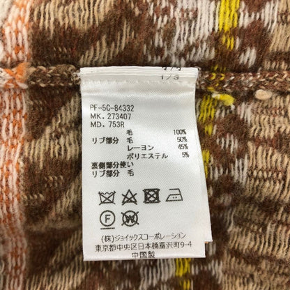 美品◆ポールスミス ロングスリーブニット 総柄 現行タグ メンズ サイズM Paul Smith 【AFB7】