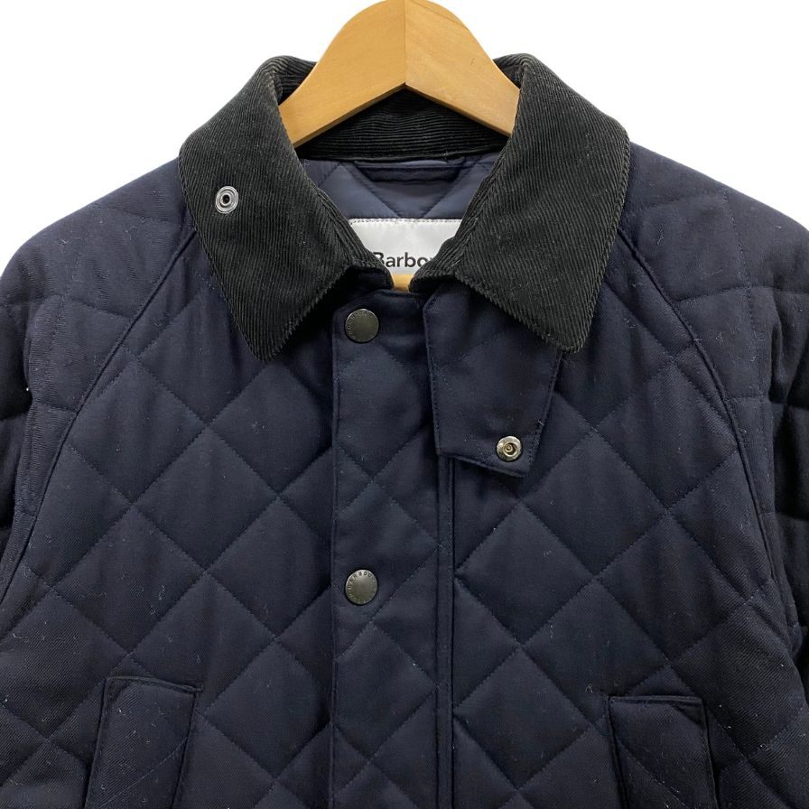 美品◆バブアー キルティング ジャケット ビデイル ネイビー系 メンズ サイズ38 Barbour BEDALE 【AFB1】