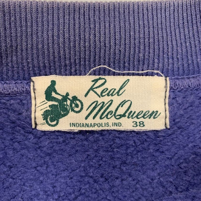 中古■リアルマッコイズ リアルマックイーン 半袖スウェット カットオフ メンズ サイズ38 ネイビー THE REAL McCOY'S 【AFB21】