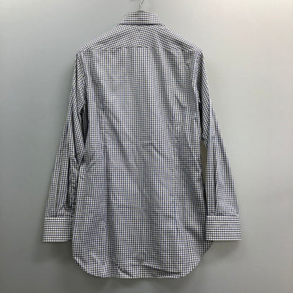 美品◆ビームス エフ タブカラーシャツ チェック メンズ サイズ15 BEAMS F 【AFB14】