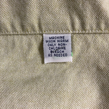 美品◆ラルフローレン ボタンダウンシャツ 90年代 yarmouth カーキ メンズ サイズ15-32 Ralph Lauren 【AFB5】