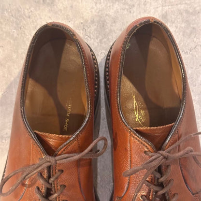 フローシャイム プレーントゥ グレインレザー ブラウン グレインレザー サイズUS10.5B メンズ FLORSHEIM ビジネスシューズ 約27.0cm【LA】【中古】